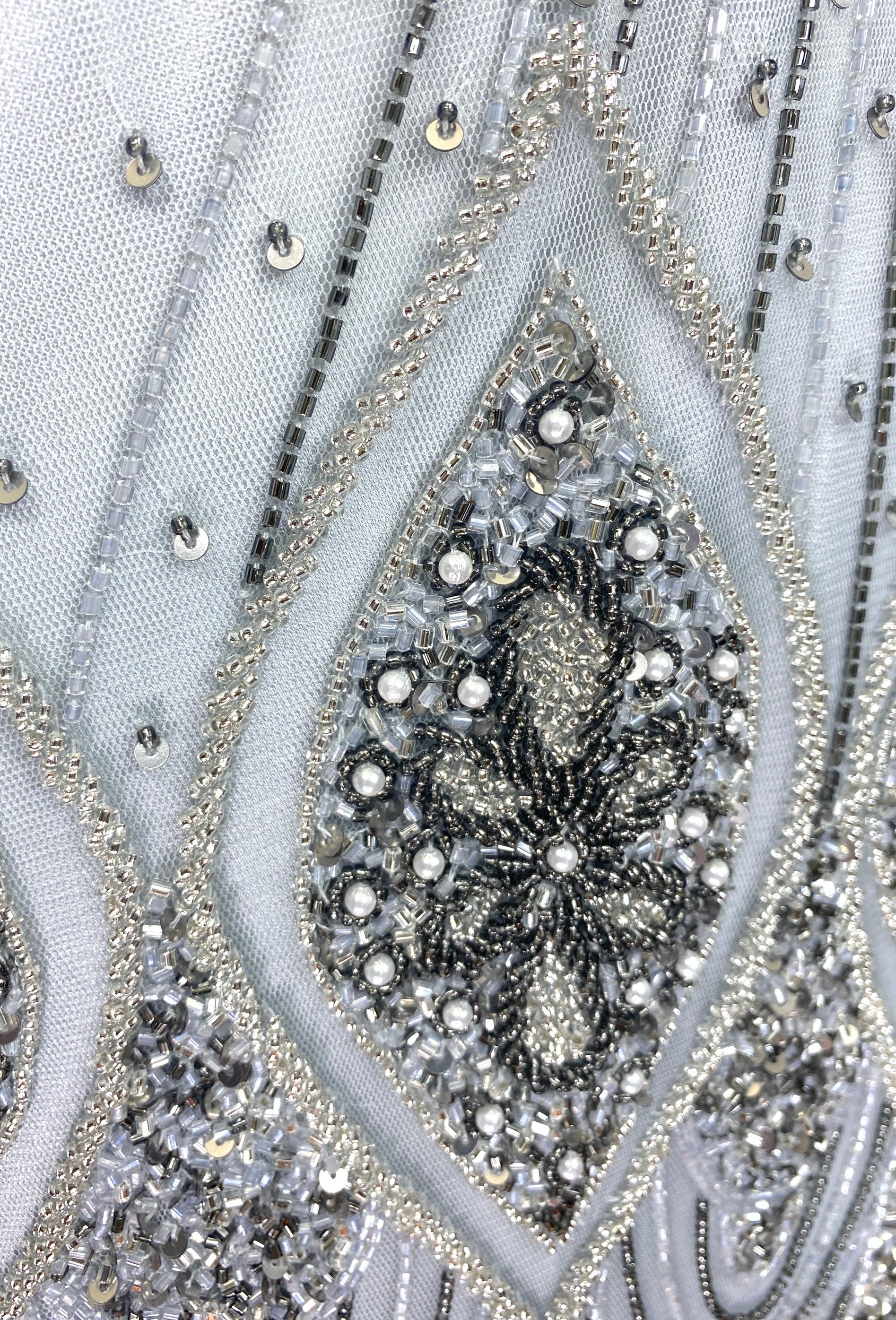 The Starlet Gown - Ultra Low - Phantom Silver The Deco Haus.