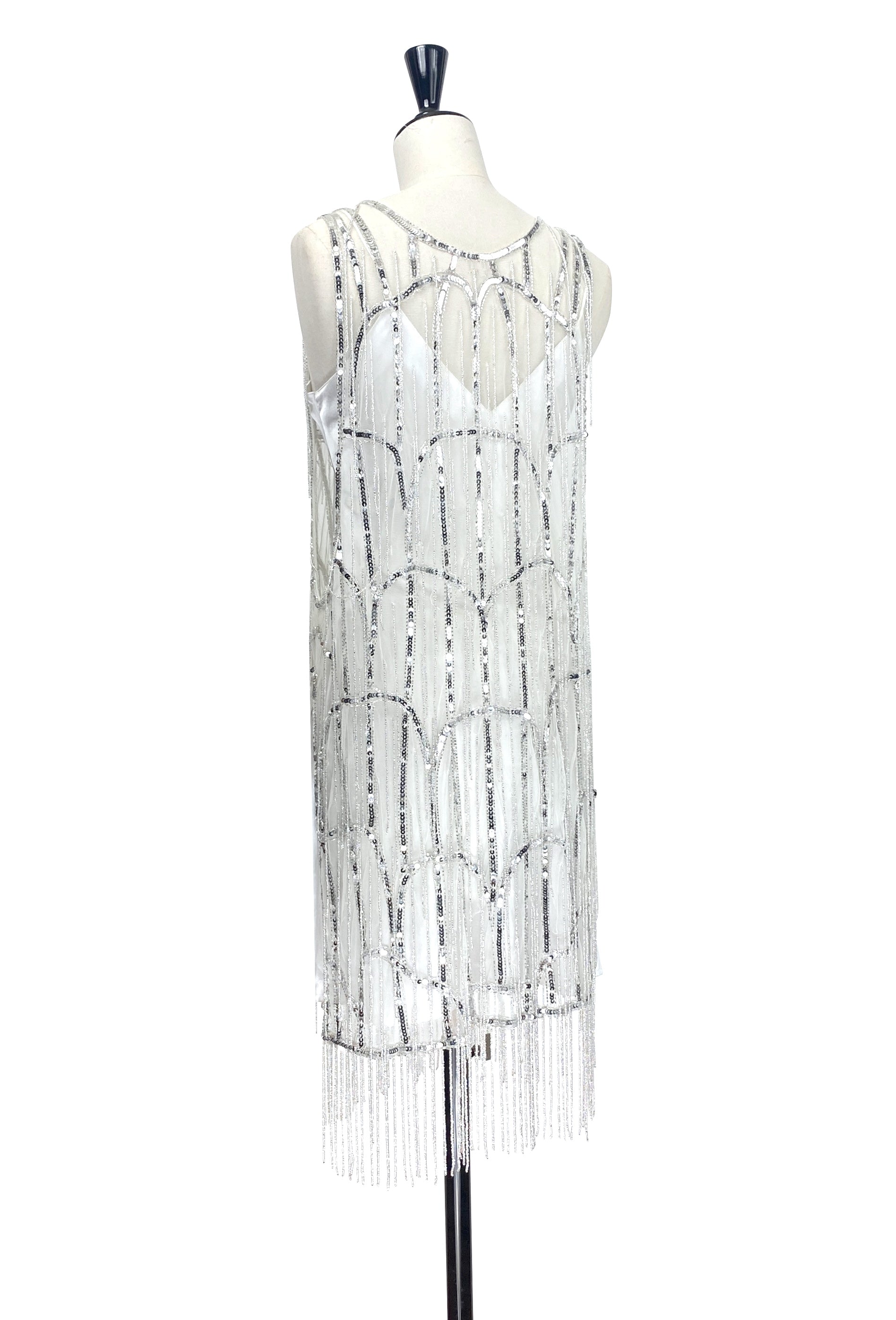 The Flynn Cocktail Dress - Ethereal Silver
