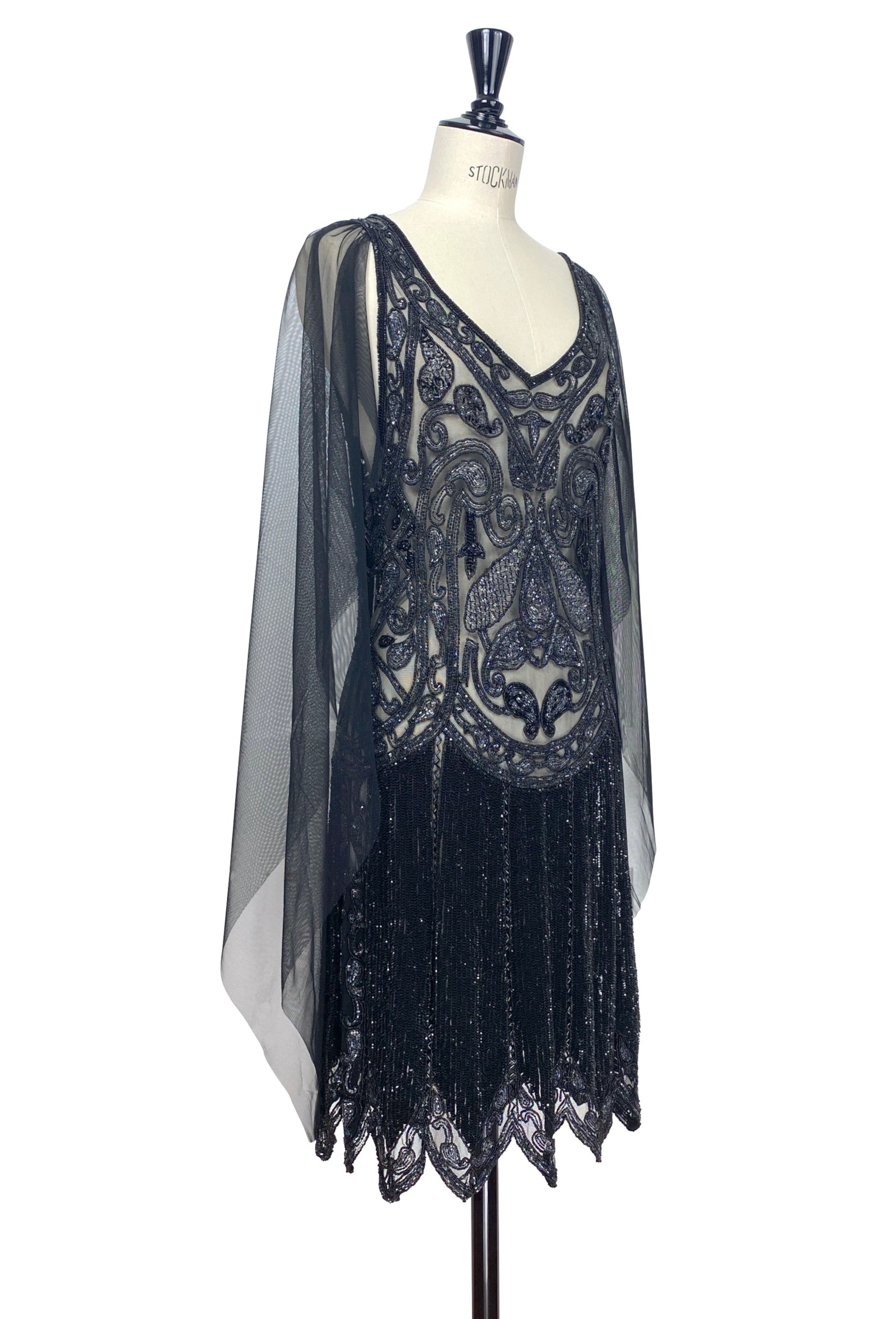 The Bella Donna Dress - Jet