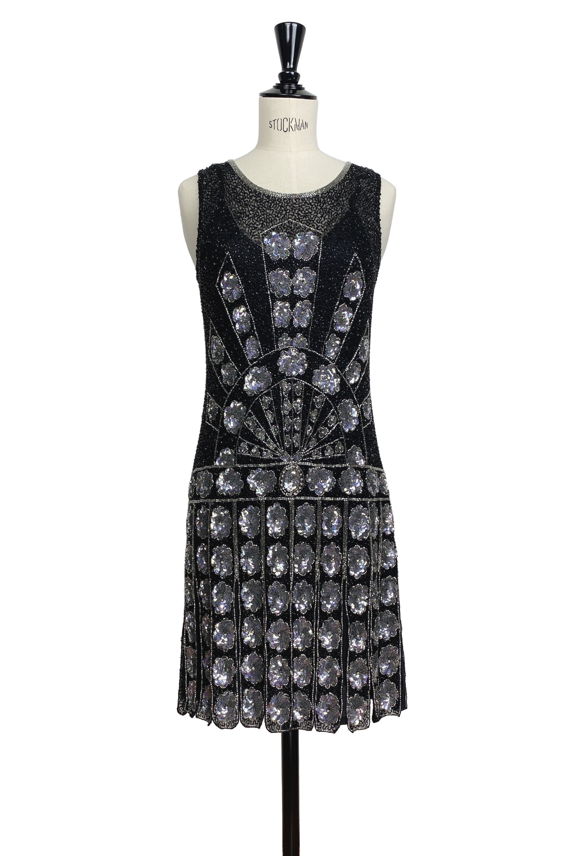 1920s Gatsby Beaded Carwash Party Dress - The Paramount The Deco Haus