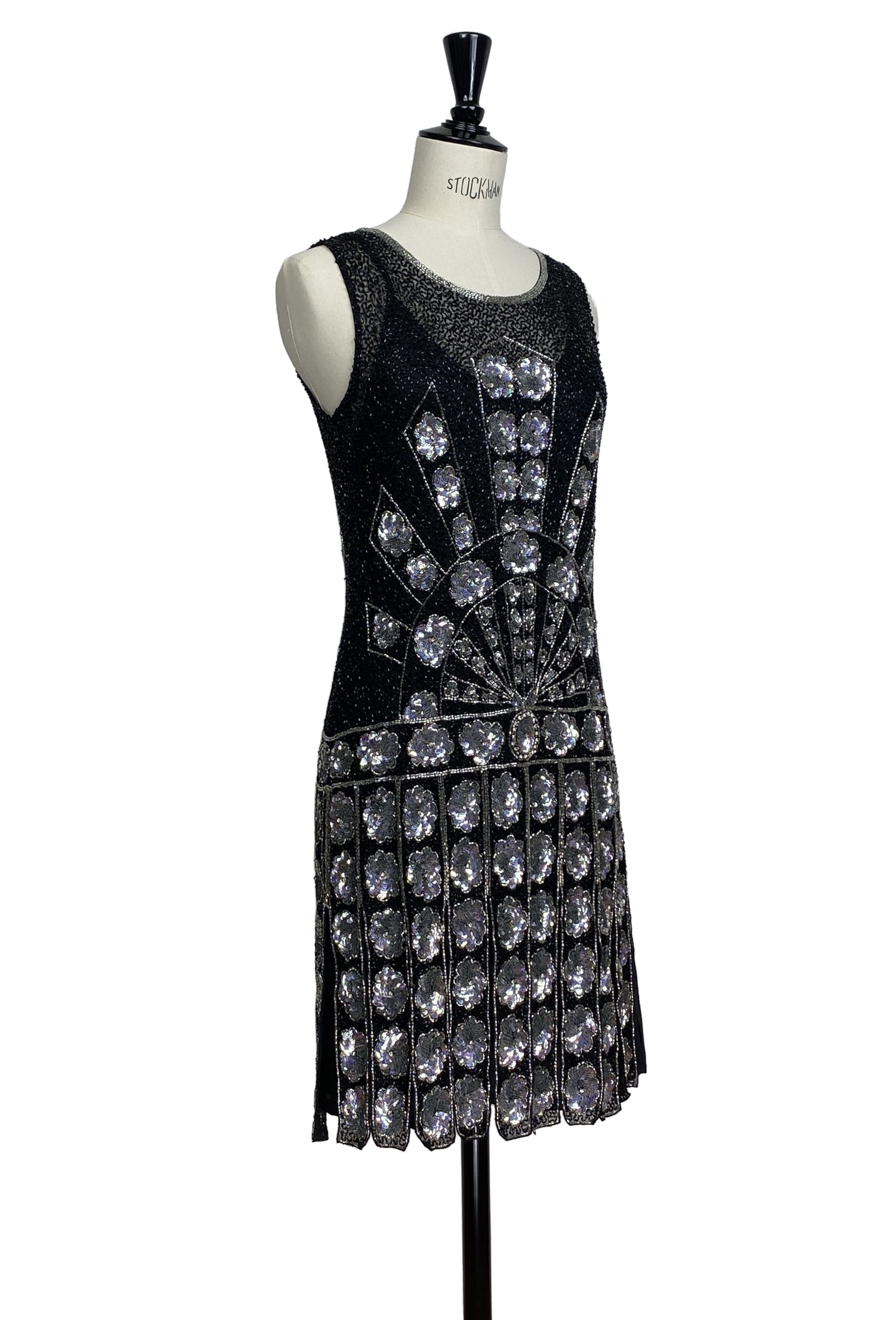 1920s Gatsby Beaded Carwash Party Dress - The Paramount The Deco Haus