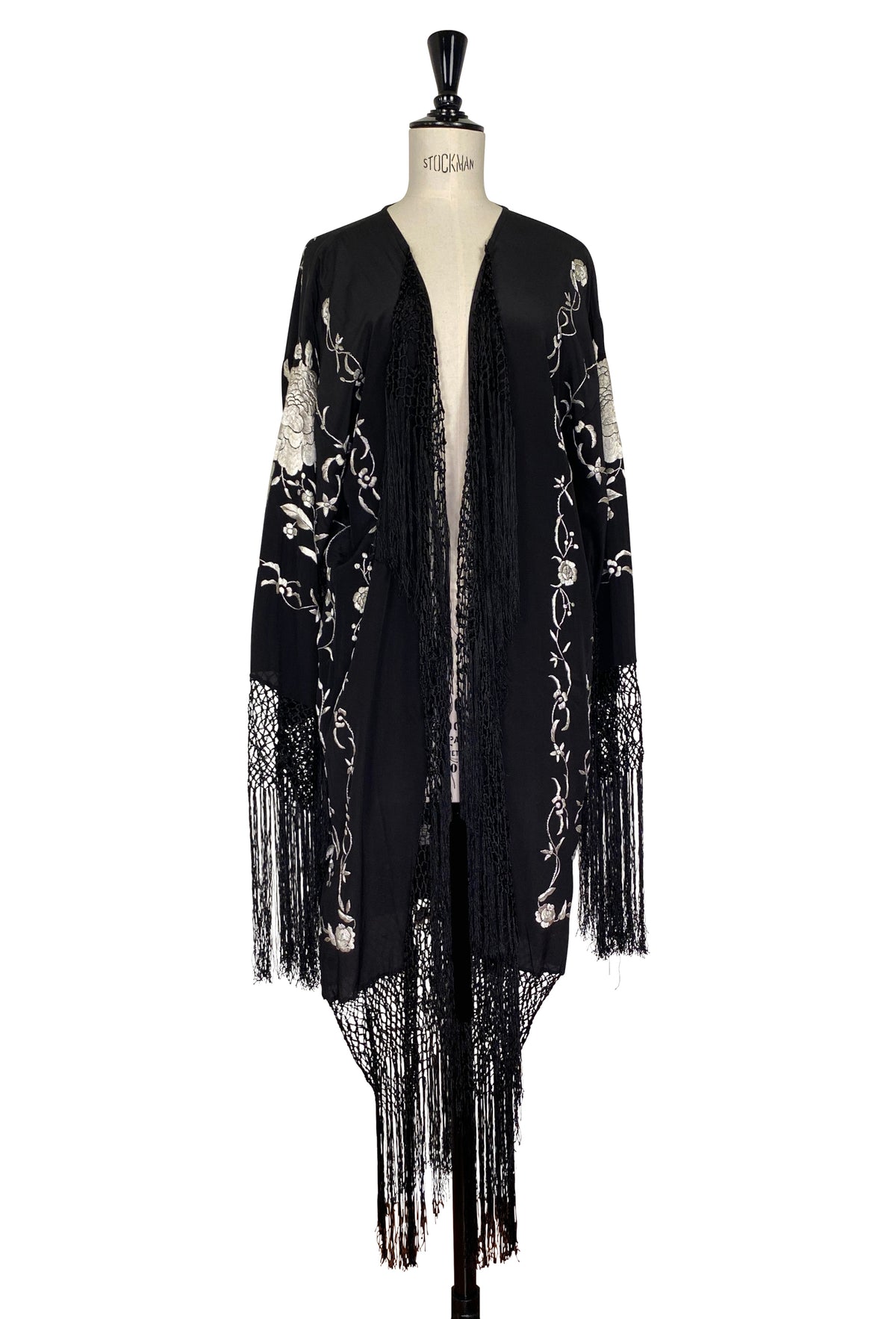 The Carmen Opera Kimono – Noir Argent