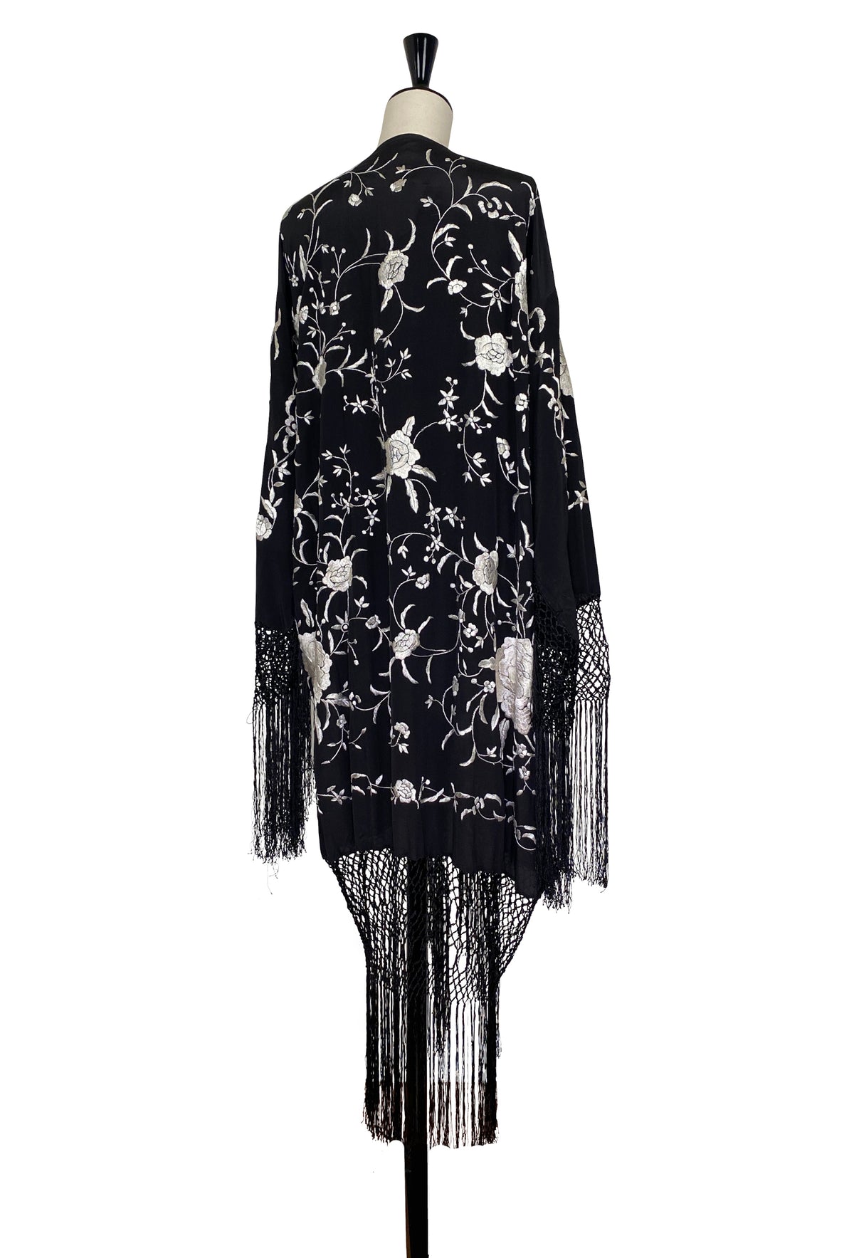 The Carmen Opera Kimono – Noir Argent