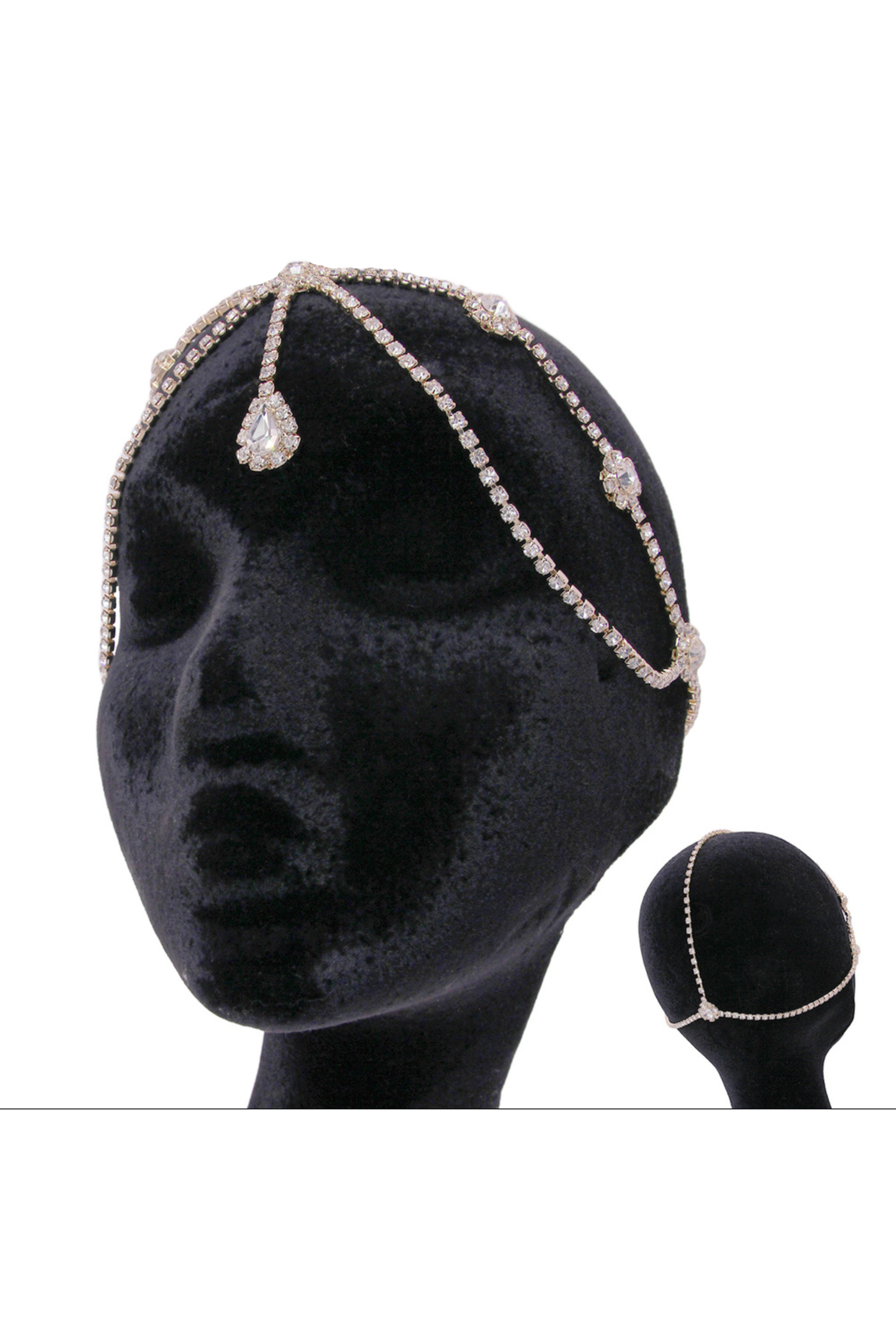 The Flapper Rhinestone Teardrop 20&