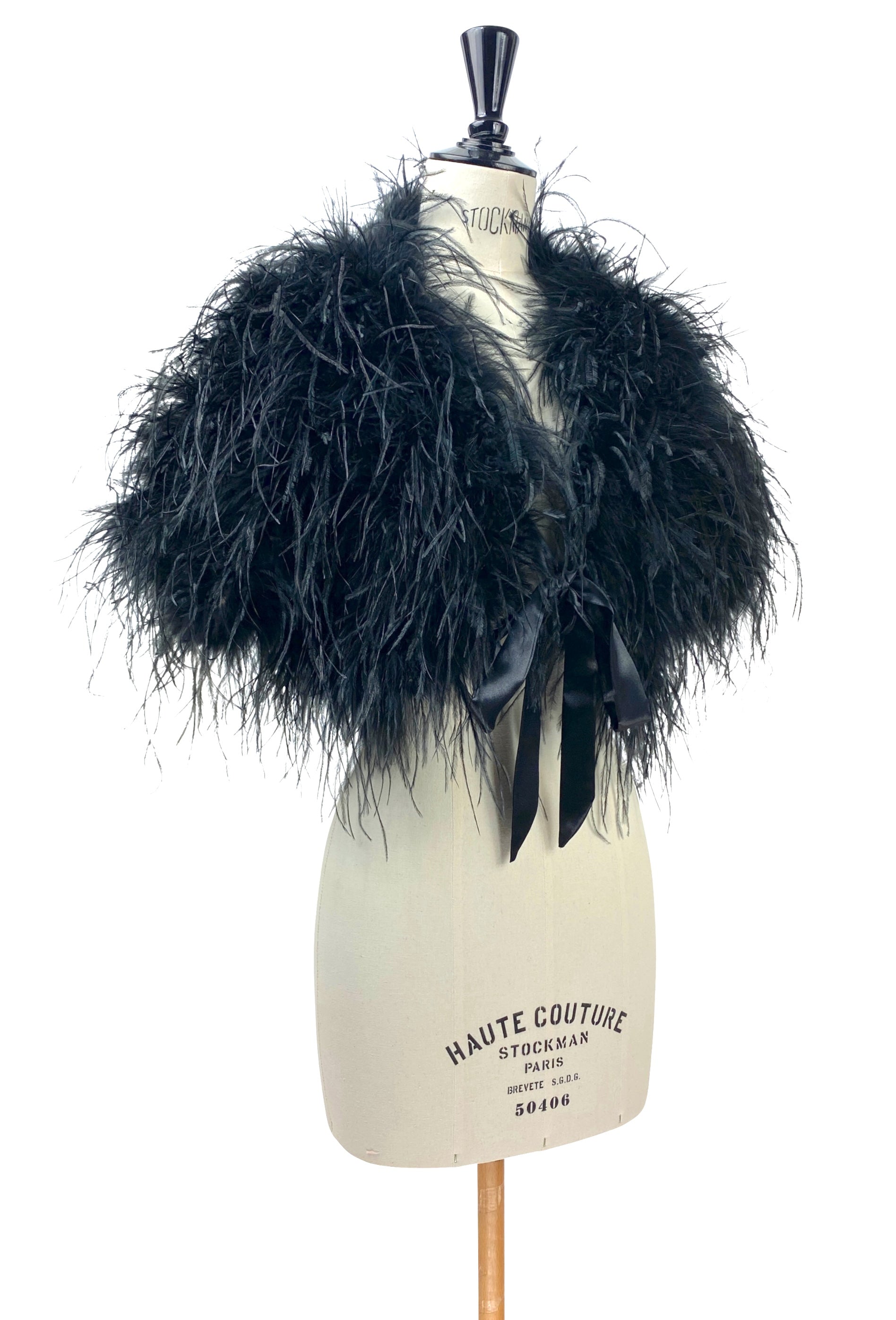 The Harlow Wrap - Black Noir