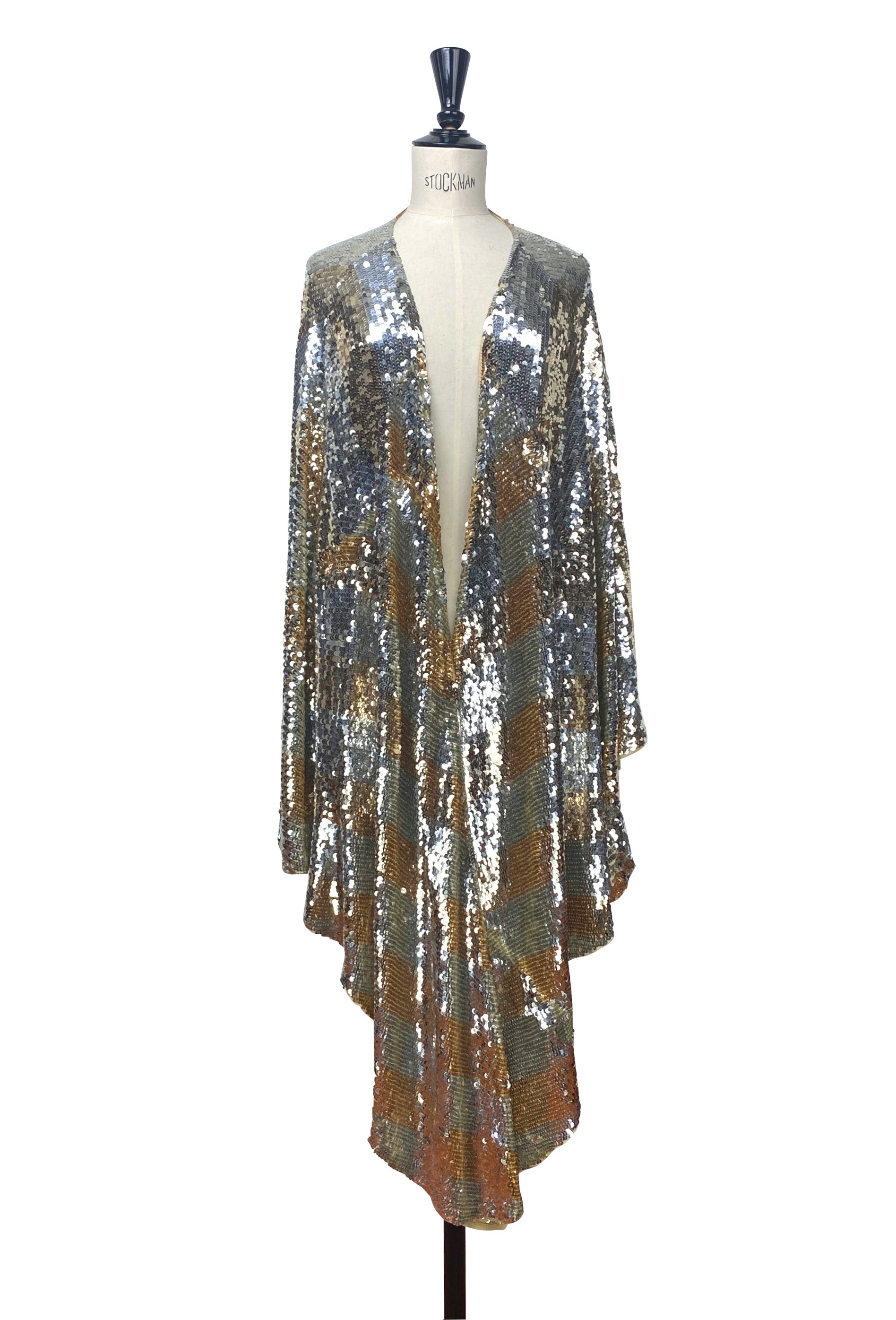 The Hollywood Chevron Luxe Sequin Wrap — Limited Edition The Deco Haus.