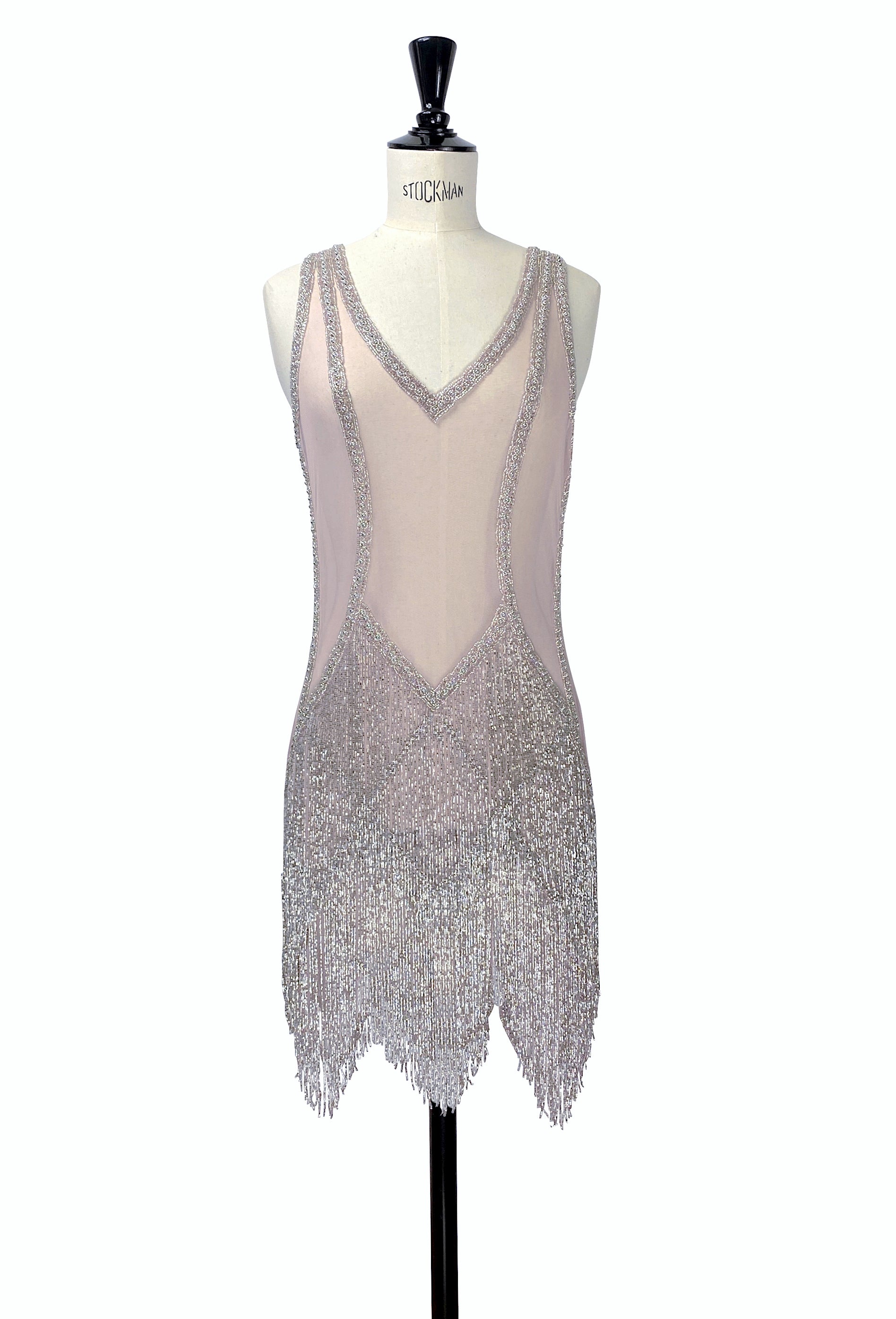 The Louise Brooks Celebrity Beaded Mesh 1920&