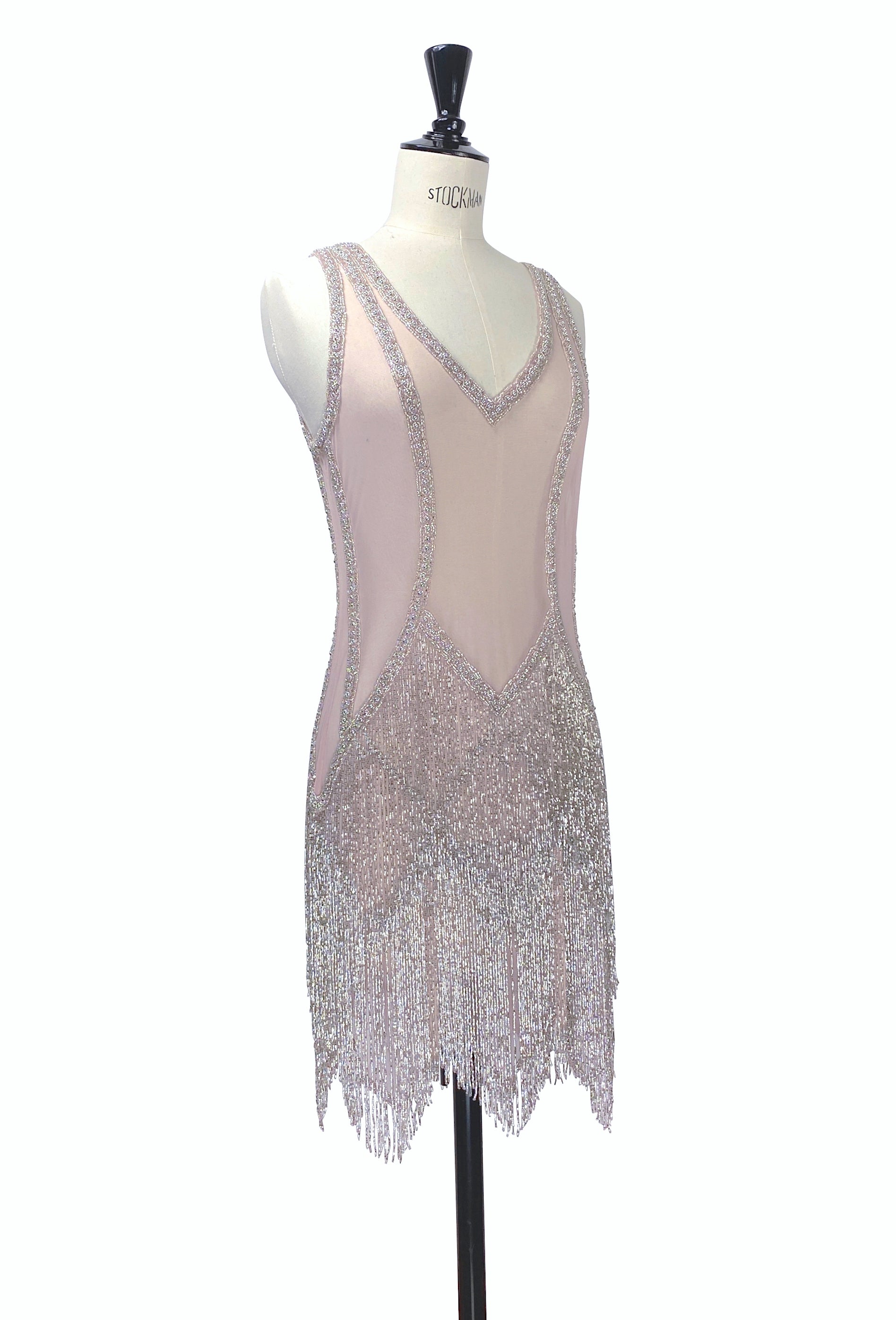 The Louise Brooks Celebrity Beaded Mesh 1920&