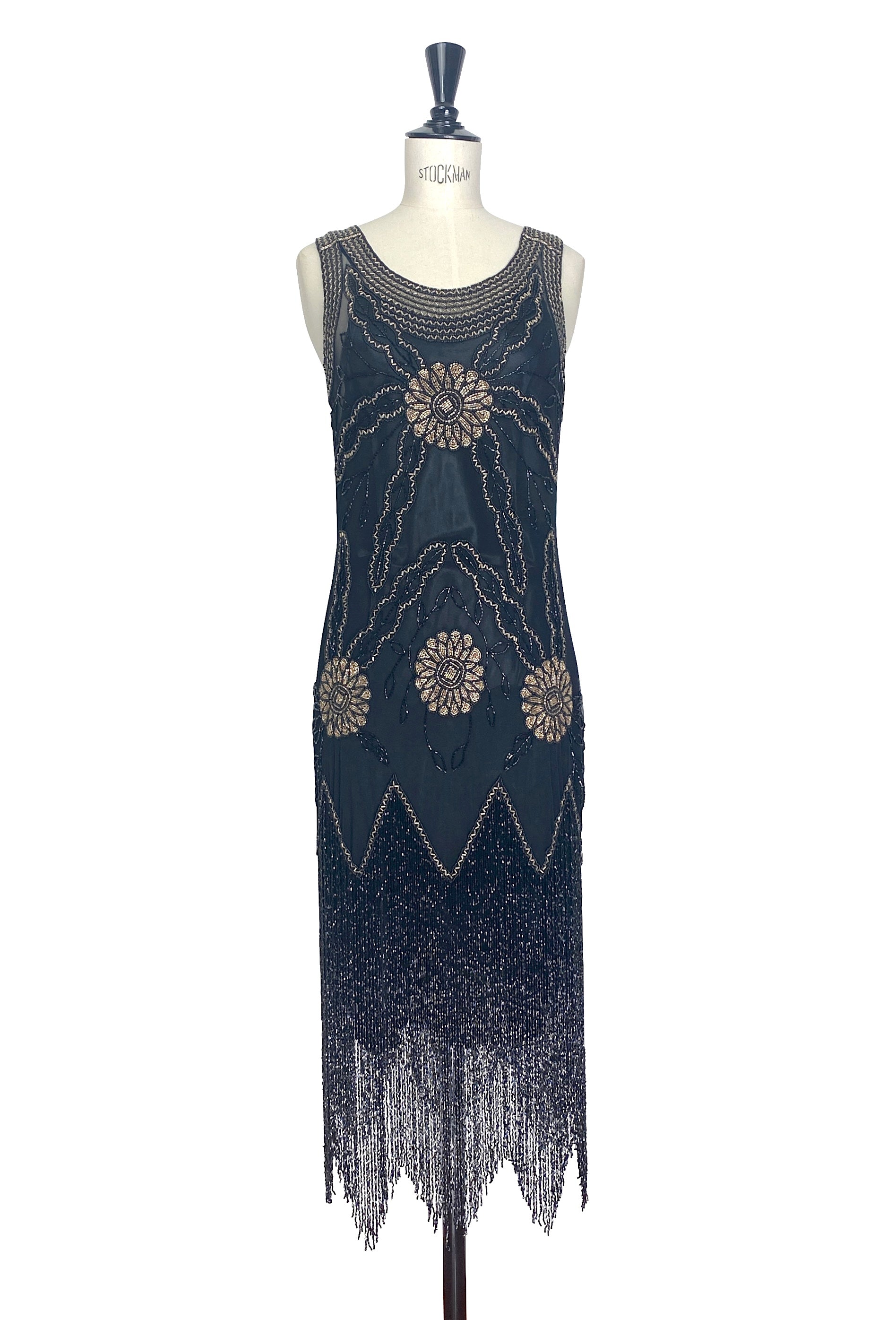 The Lindy Gown - Black Cognac