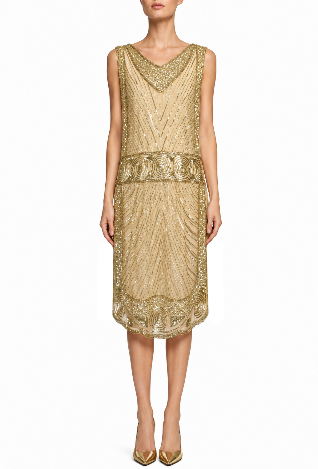 The Modernist Tabard – Antique Gilt