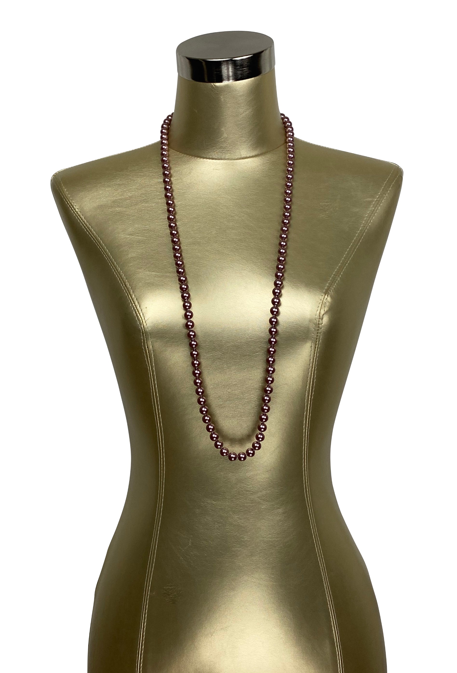 1920s Flapper Pearl Party Necklace - Cocoa The Deco Haus