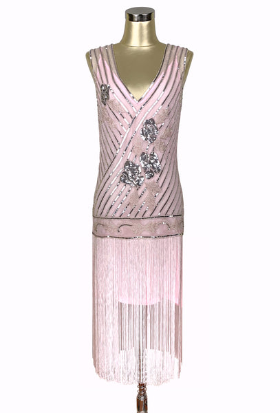 Pink 1920s deals dress