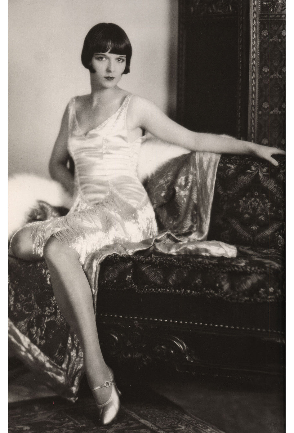 The Louise Brooks Celebrity Beaded Mesh 1920&