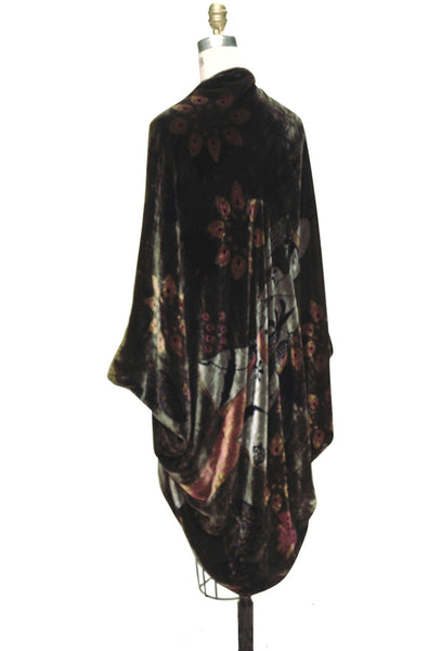 The Velvet Cocoon Poiret Beaded 1920 s Batwing Vintage Opera Coat Ol