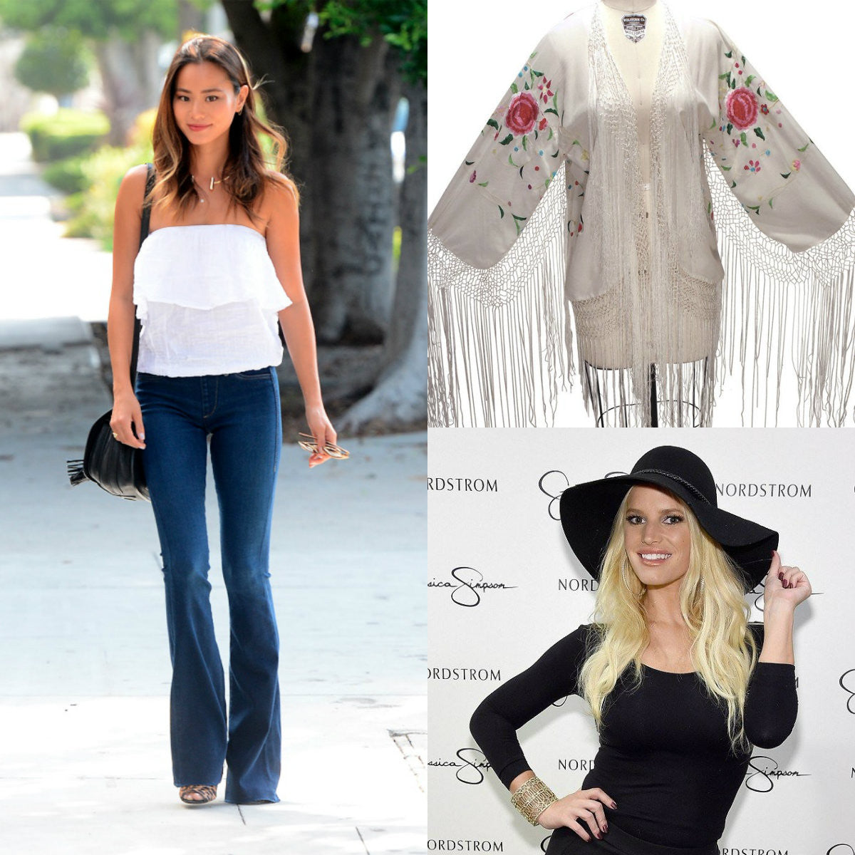 How to Mix Flare Jeans with our Vintage Items
