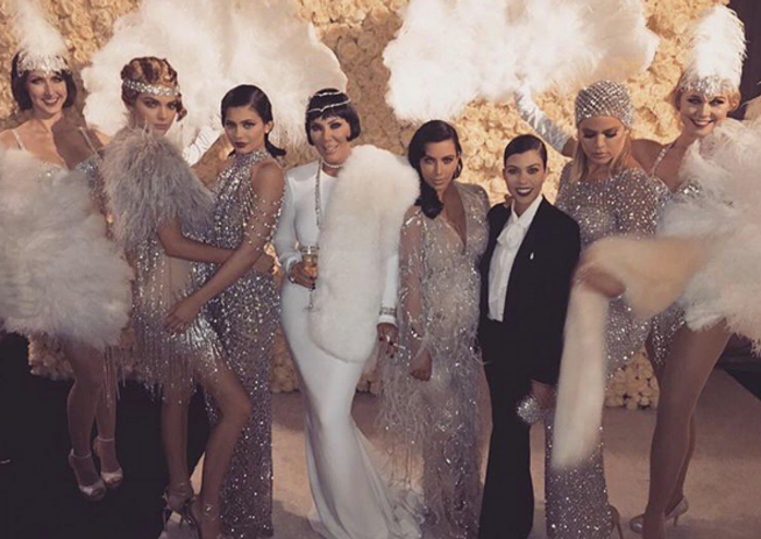 Kris Jenner's Gatsby Themed Party