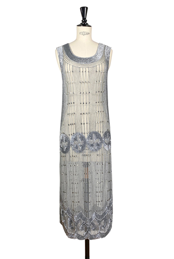 1920's Art Deco Panel Tabard Gown - The Cubist - Sterling Long