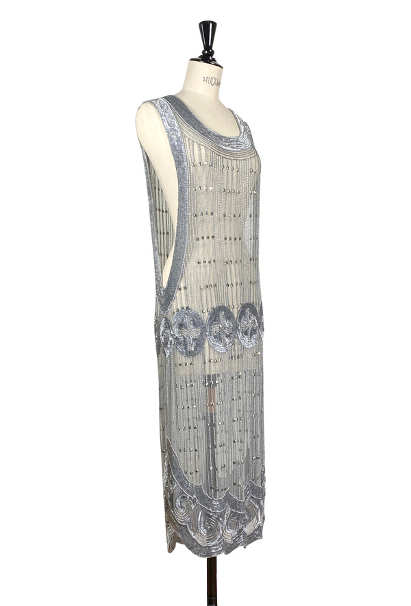 1920's Art Deco Panel Tabard Gown - The Cubist - Sterling Long