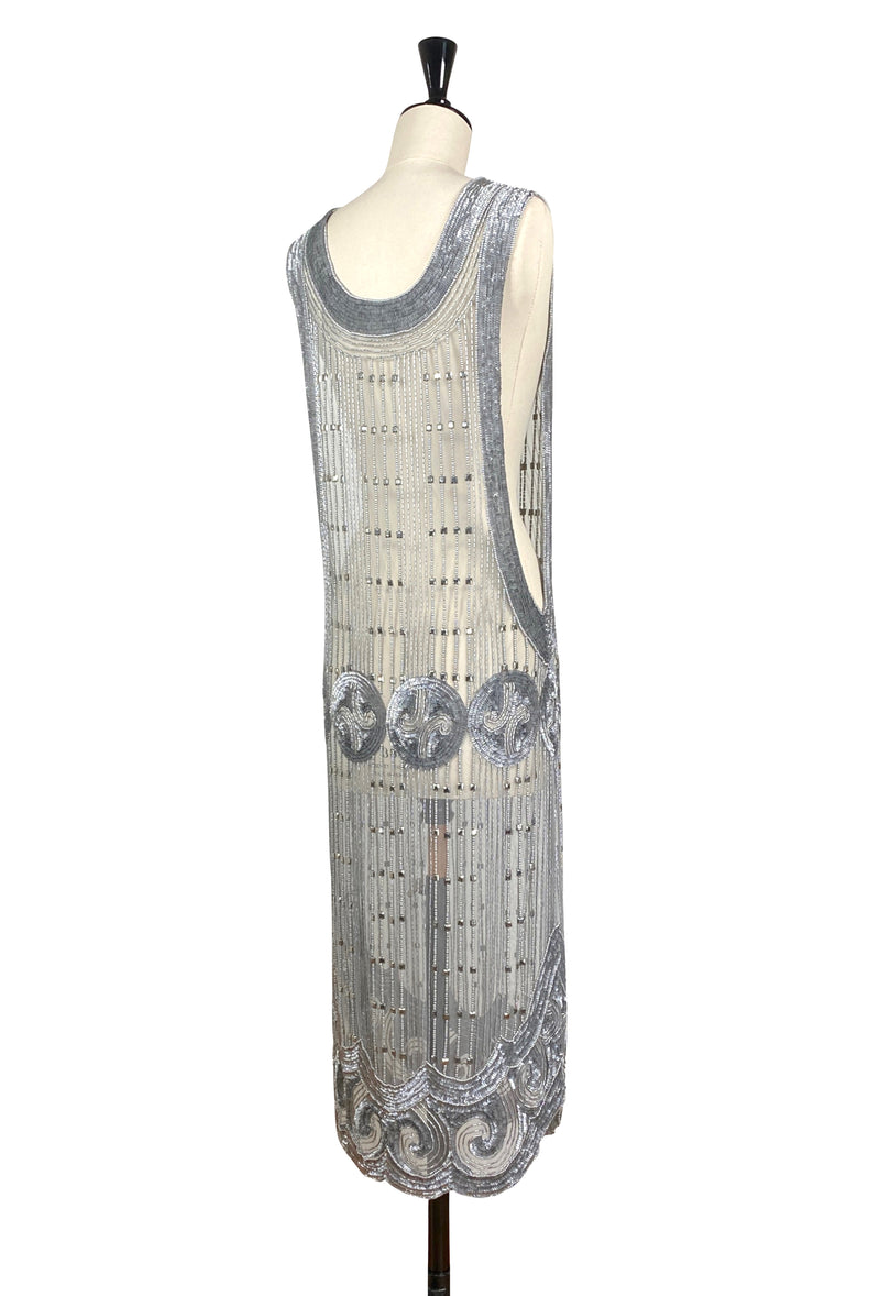 1920's Art Deco Panel Tabard Gown - The Cubist - Sterling Long