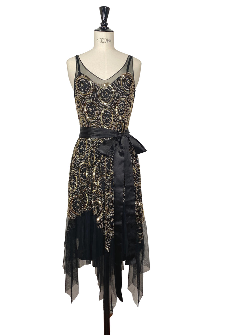 The Deco Dot Overlay - Black Gilt S The Deco Dot Overlay - Black Gilt S