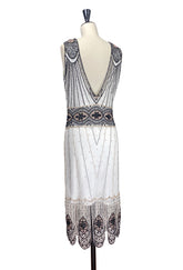 The Belcourt Gown - Pearl & Jet The Deco Haus.