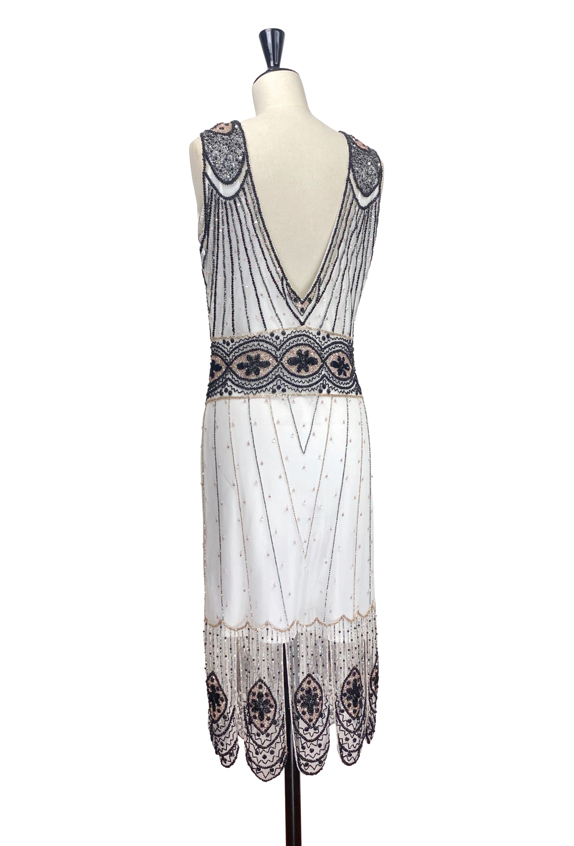 The Belcourt Gown - Pearl &amp; Jet