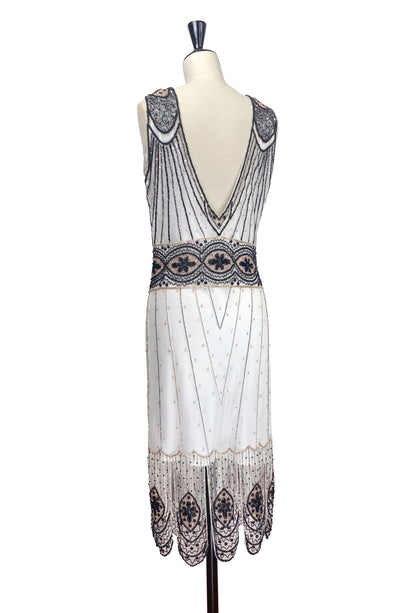 The Belcourt Gown - Pearl &amp; Jet