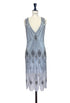 The Starlet Gown - Ultra Low - Phantom Silver The Deco Haus.