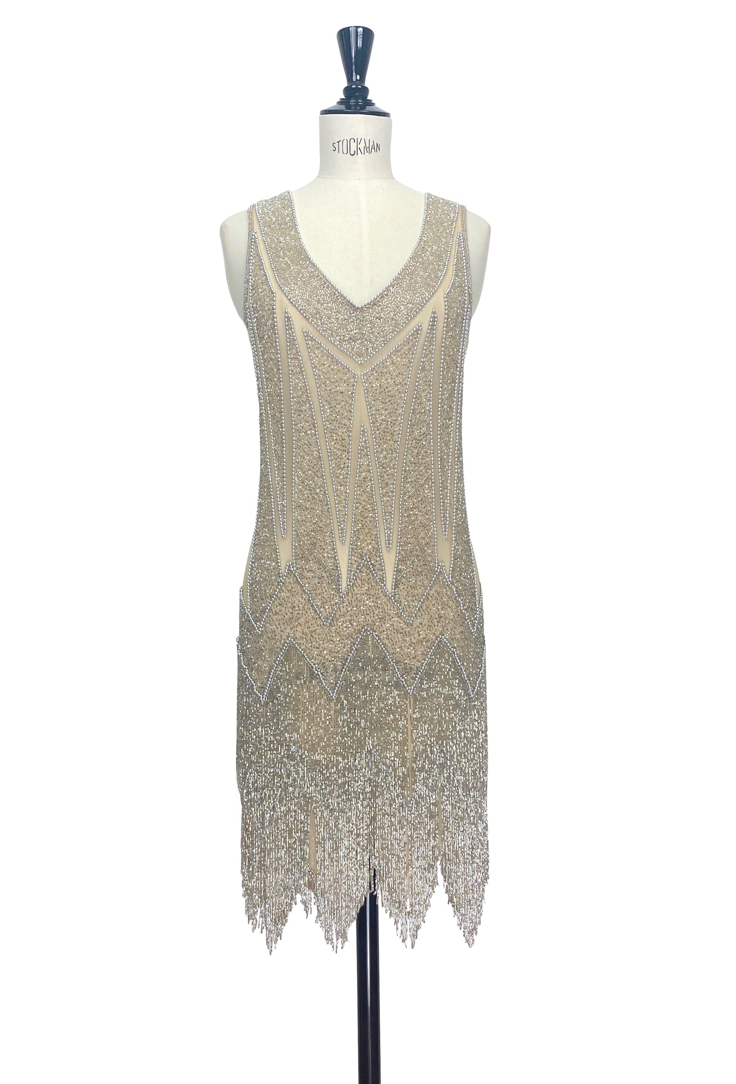 The Zenith Dress - Champagne Silver