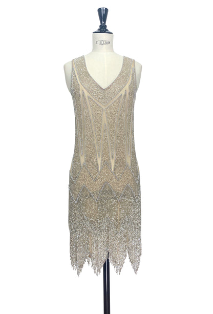 The Zenith Dress - Champagne Silver