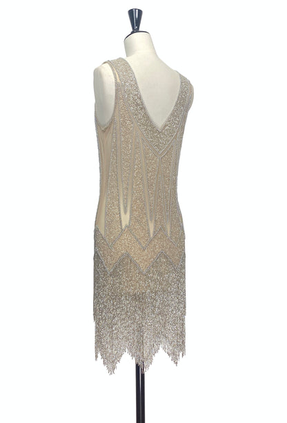 The Zenith Dress - Champagne Silver
