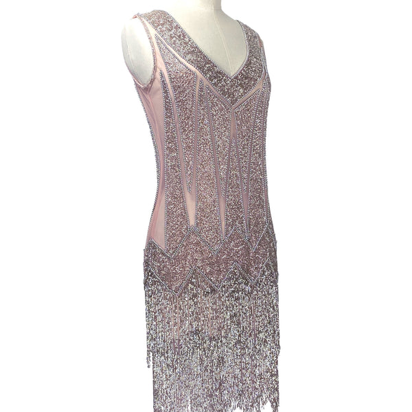 1920svintageファブリック布birthdeth jantiques 1920_sFlapperFringeGatsbyParty