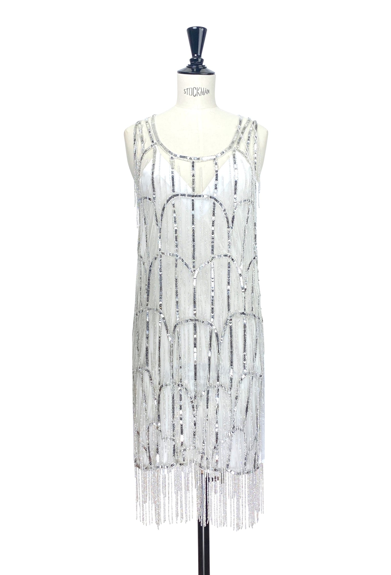 Flynn Cocktail Dress – Ethereal Silver