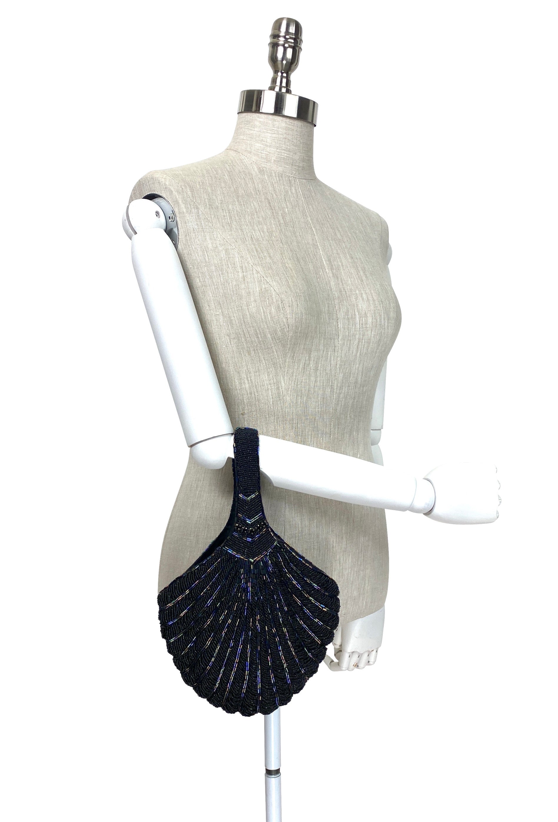 The Aura Wristlet - Black Iridescent The Deco Haus.