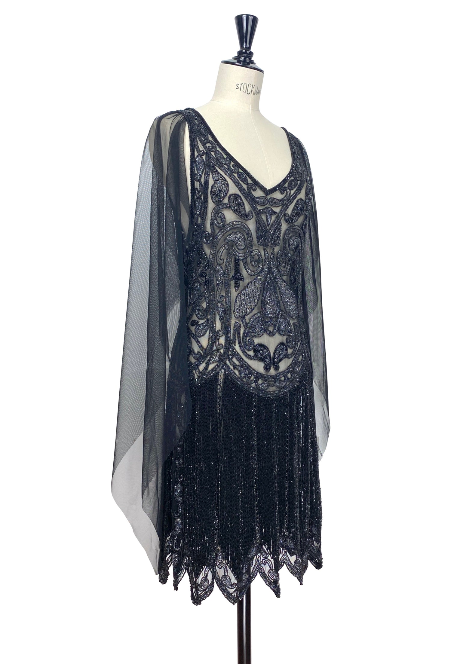The Bella Donna Dress - Jet