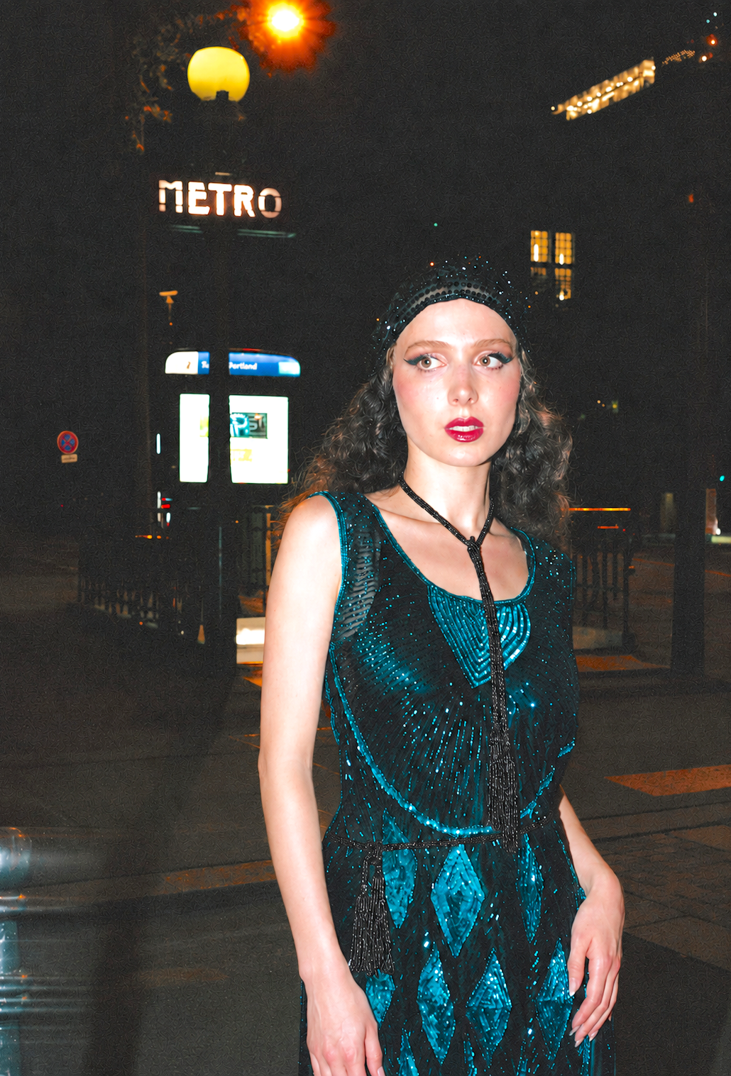 The Garçonne Cap – Black Jet