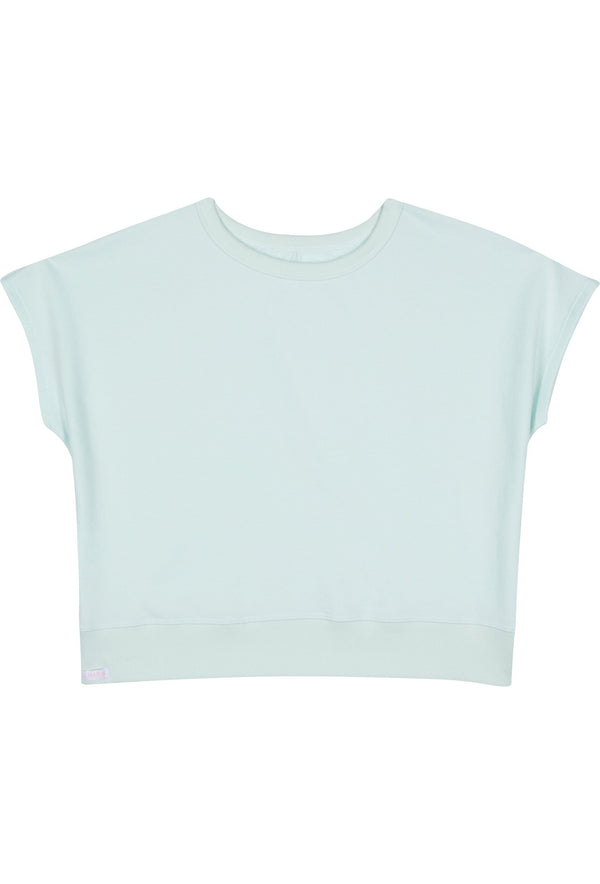 The 1950's Cropped French Terry Beach Top