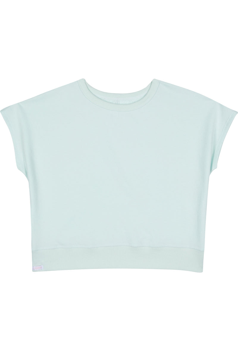 The 1950's Cropped French Terry Beach Top