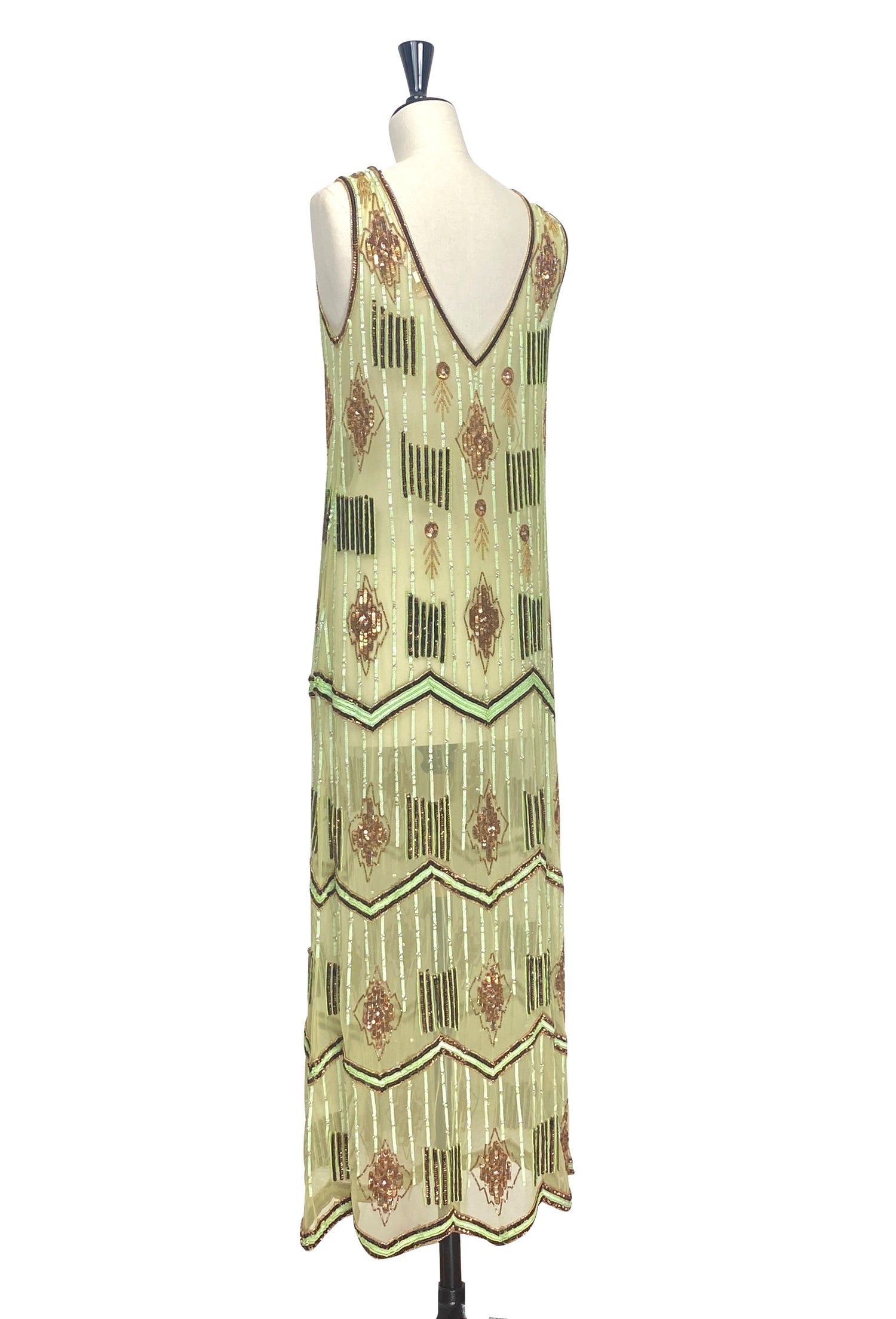 Art Deco Swank Gown – Verdant Green