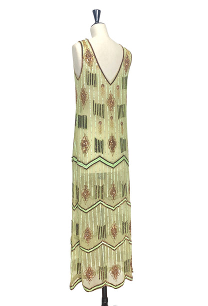 Art Deco Swank Gown – Verdant Green