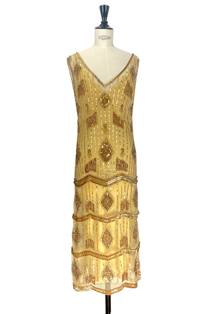 Art Deco Swank Gown – Gold
