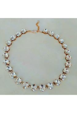 Hollywood Heirloom Cut Crystal Gem Necklace