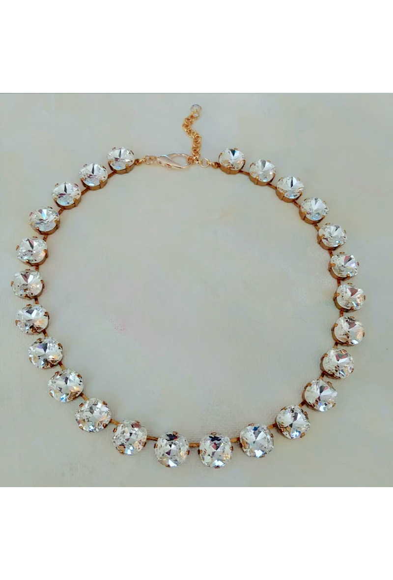 Hollywood Heirloom Cut Crystal Gem Necklace