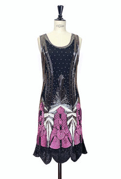 Limited Edition 1920's Luxury Vintage Gatsby Beaded Party Dress - The Chantilly