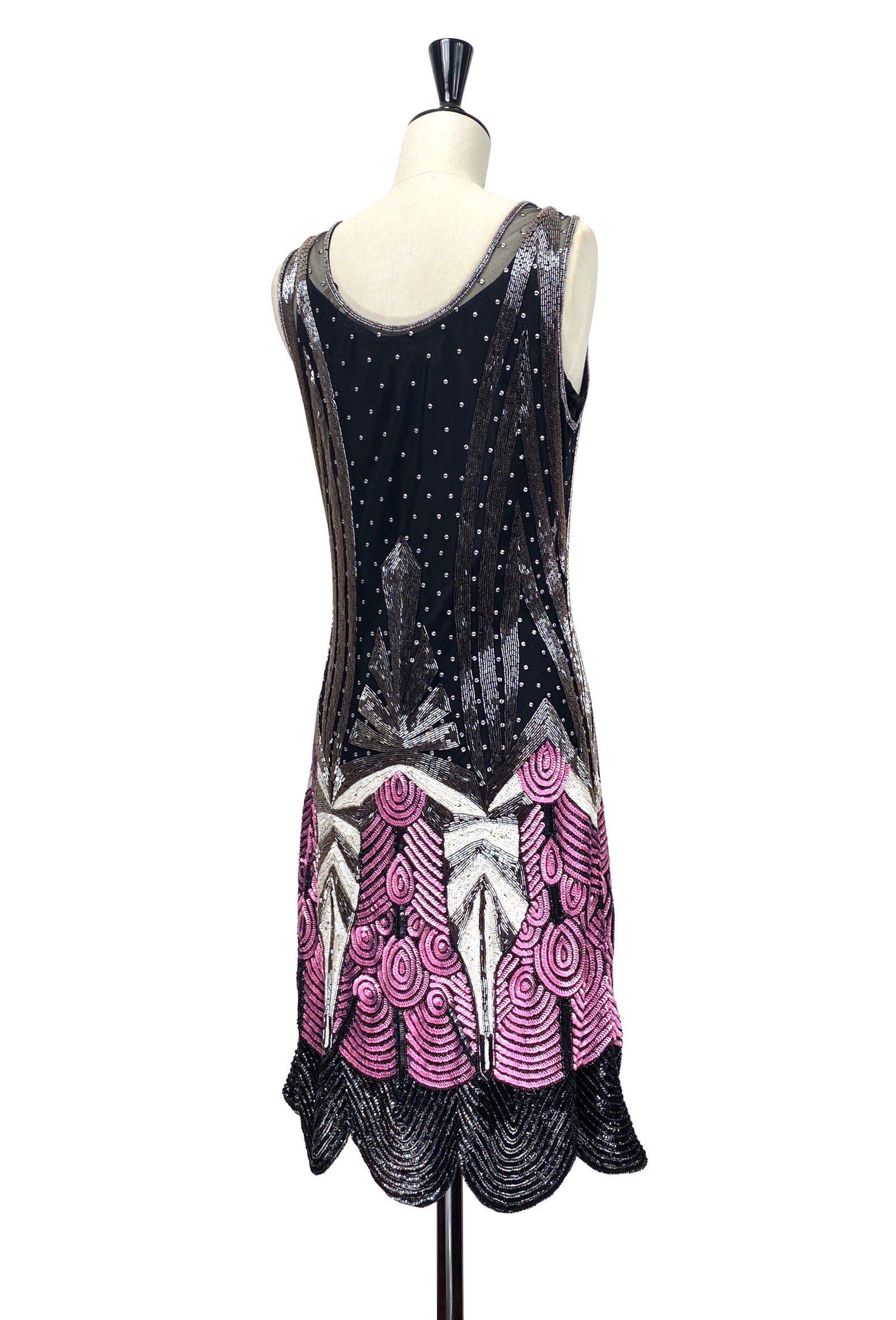 sachin and babi light blue dress Limited Edition 1920's Luxury Vintage Gatsby Beaded Party Dress - The Chantilly