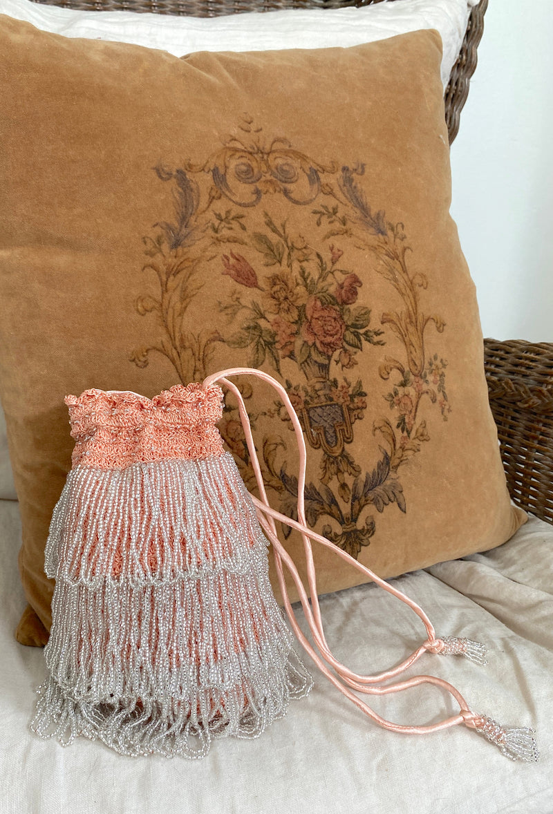 The Bonbon 1920's Pochette Bag - Ballet Pink