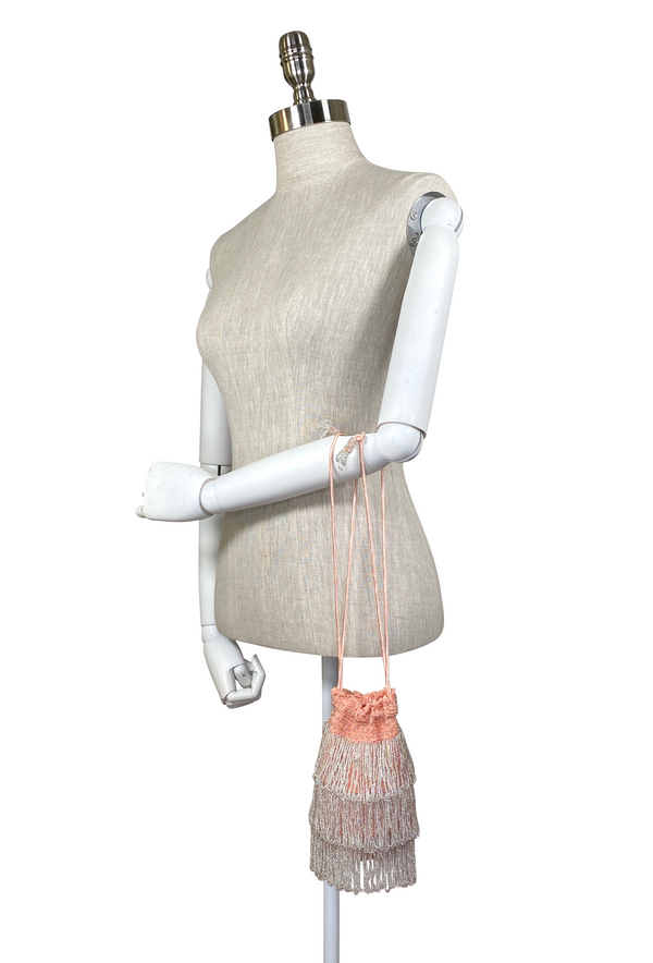 The Bonbon 1920's Pochette Bag - Ballet Pink