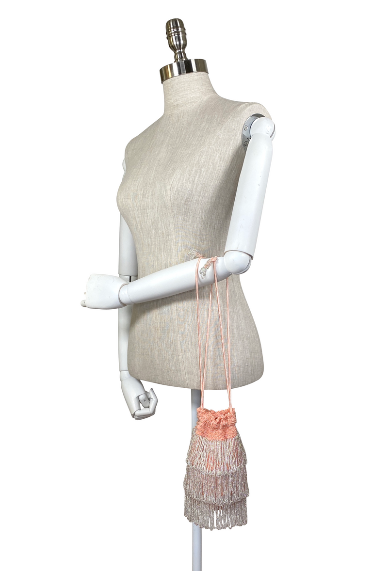 The Bonbon 1920's Pochette Bag - Ballet Pink