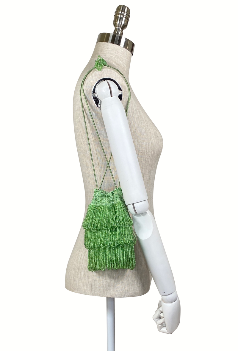 The Bonbon 1920's Pochette Bag - Deco Green
