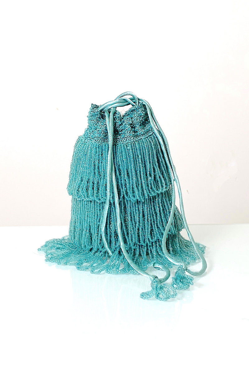 The Bonbon 1920's Pochette Bag - Verdigris